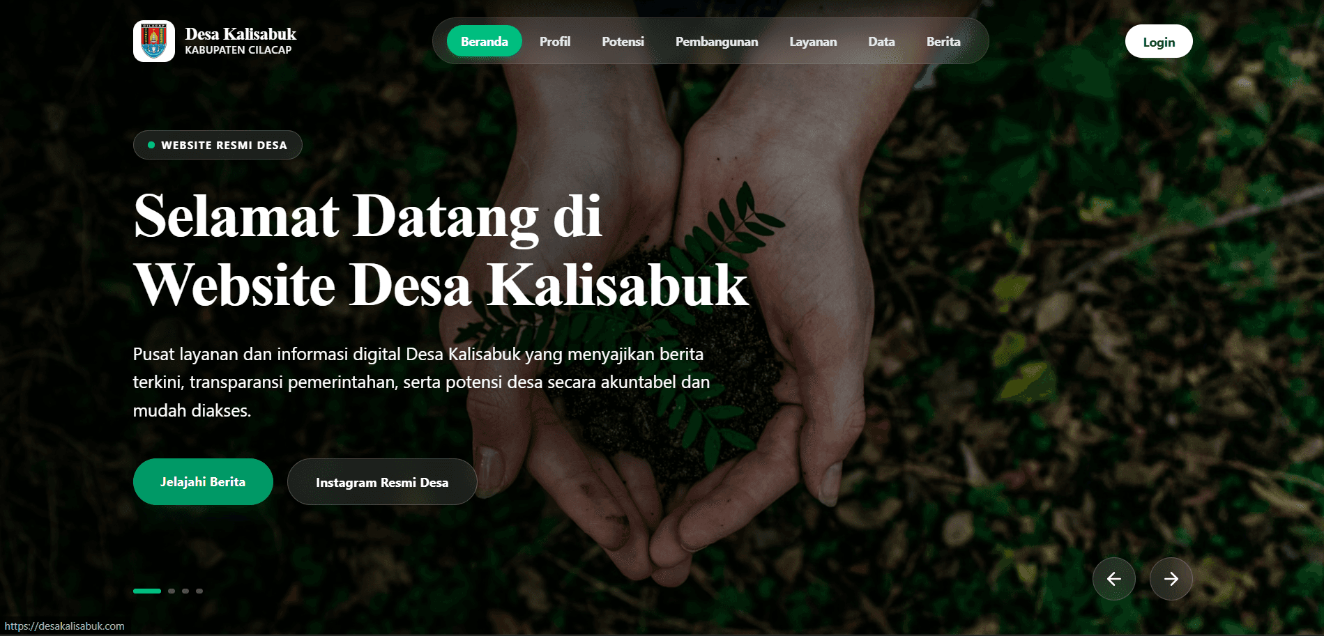 Website Desa Kalisabuk